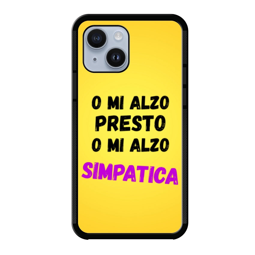 Cover o mi alzo presto o mi alzo simpatica -Apple customall