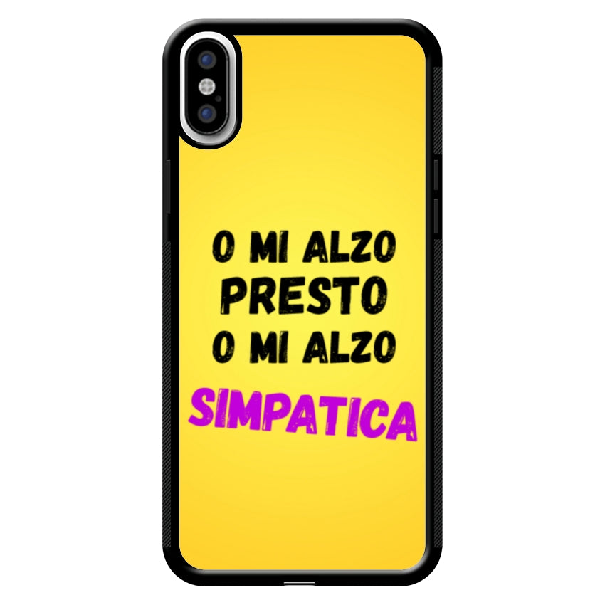 Cover o mi alzo presto o mi alzo simpatica -Apple customall