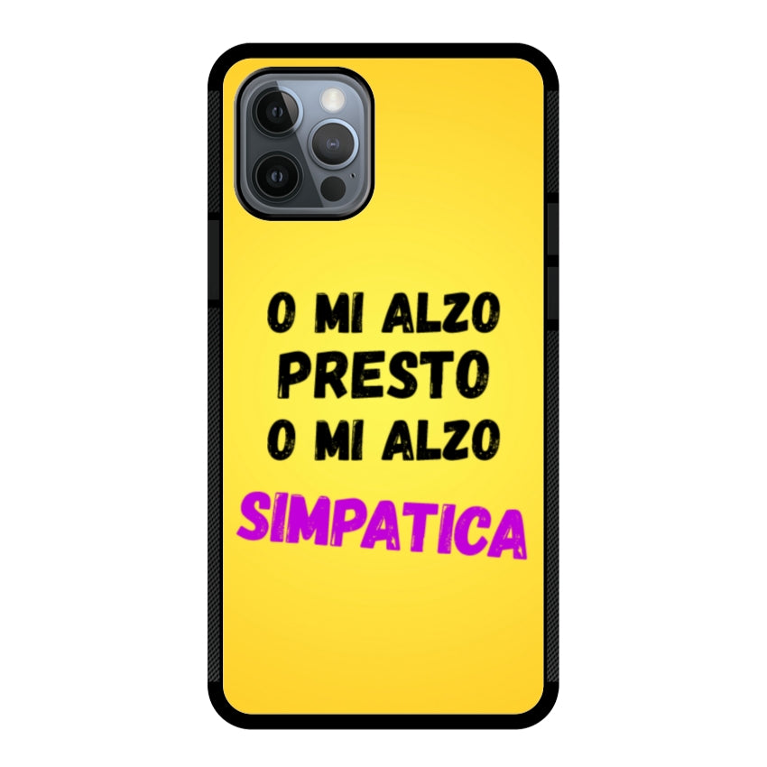 Cover o mi alzo presto o mi alzo simpatica -Apple customall