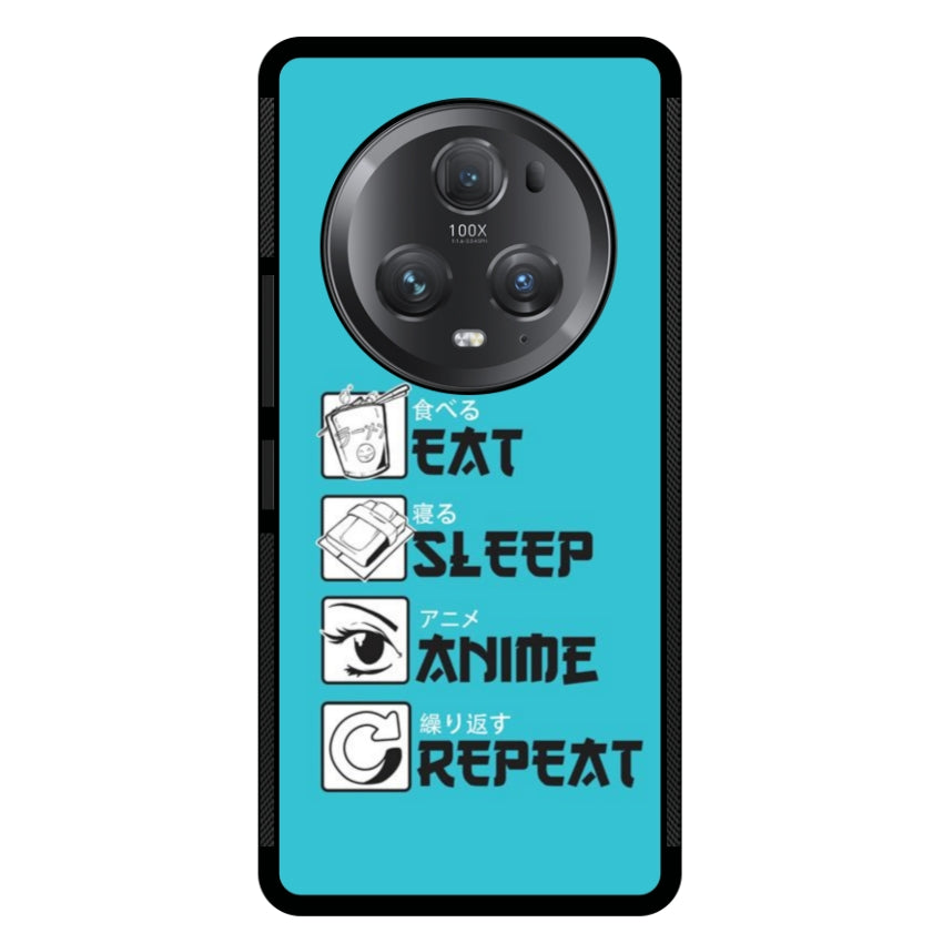 Cover IF15 Eat Sleep Anime Repeat - Huawei e Honor customall