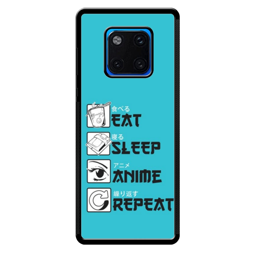 Cover IF15 Eat Sleep Anime Repeat - Huawei e Honor customall