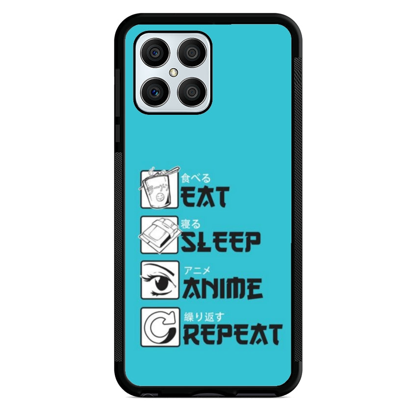 Cover IF15 Eat Sleep Anime Repeat - Huawei e Honor customall