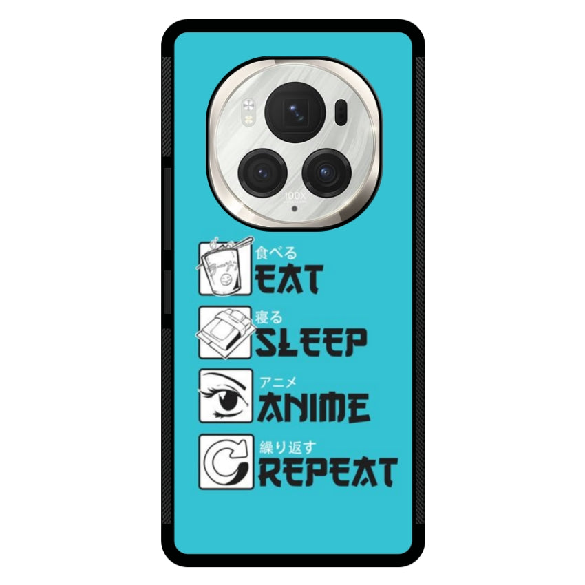 Cover IF15 Eat Sleep Anime Repeat - Huawei e Honor customall