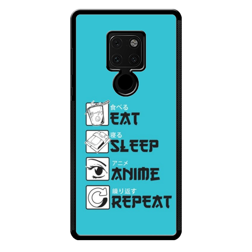 Cover IF15 Eat Sleep Anime Repeat - Huawei e Honor customall