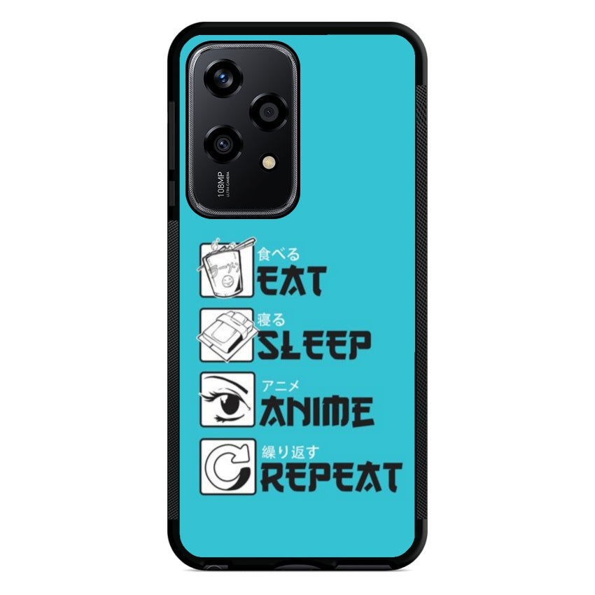 Cover IF15 Eat Sleep Anime Repeat - Huawei e Honor customall