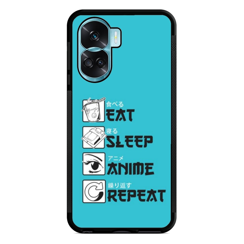 Cover IF15 Eat Sleep Anime Repeat - Huawei e Honor customall