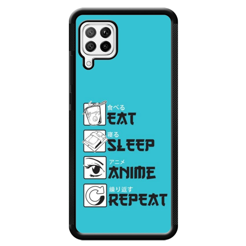 Cover IF15 Eat Sleep Anime Repeat - Huawei e Honor customall