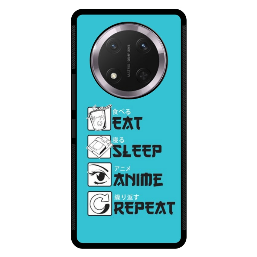 Cover IF15 Eat Sleep Anime Repeat - Huawei e Honor customall