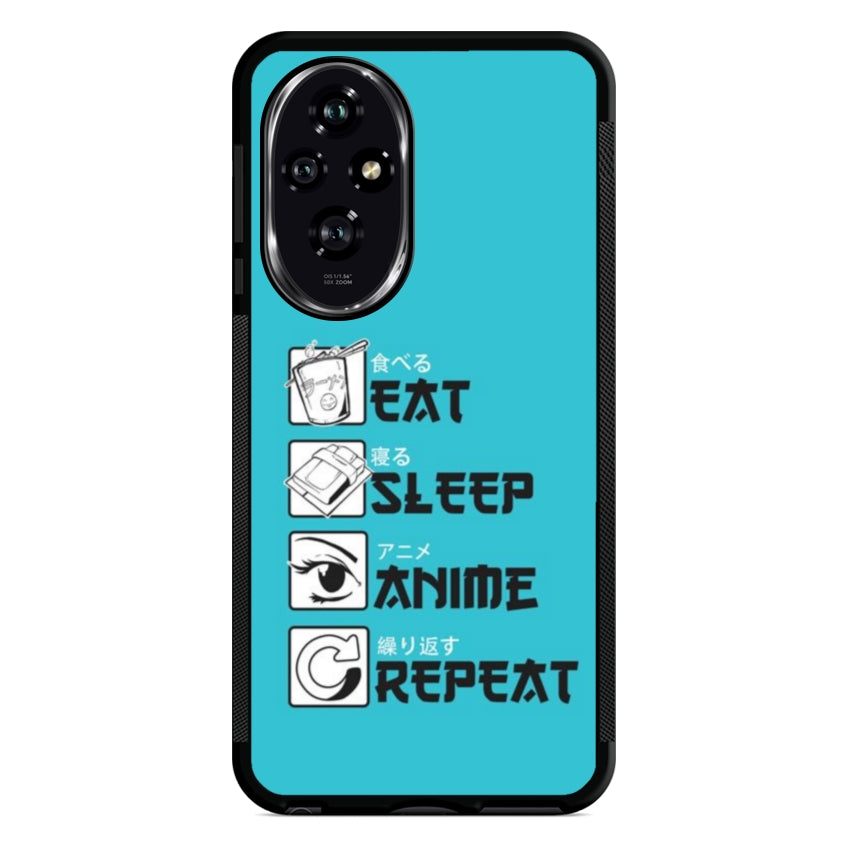 Cover IF15 Eat Sleep Anime Repeat - Huawei e Honor customall