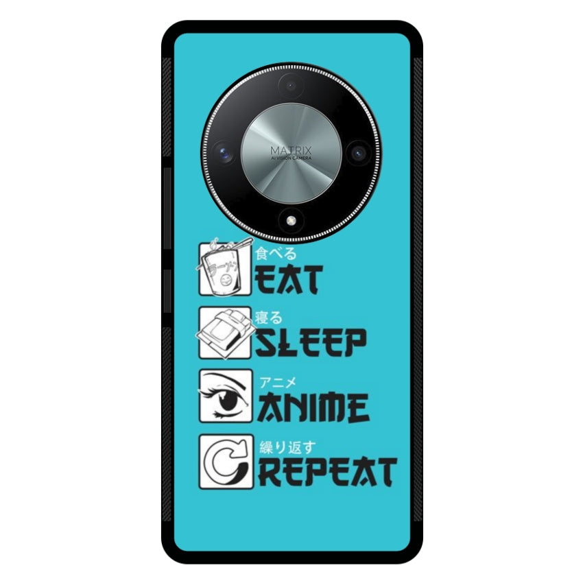 Cover IF15 Eat Sleep Anime Repeat - Huawei e Honor customall