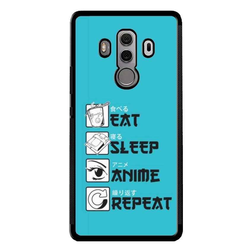Cover IF15 Eat Sleep Anime Repeat - Huawei e Honor customall