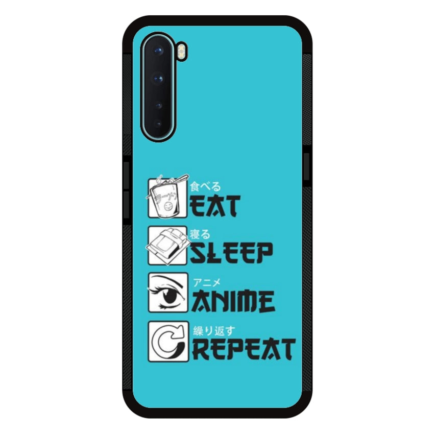 Cover IF15 Eat Sleep Anime Repeat - OnePlus e Nothing Phone customall