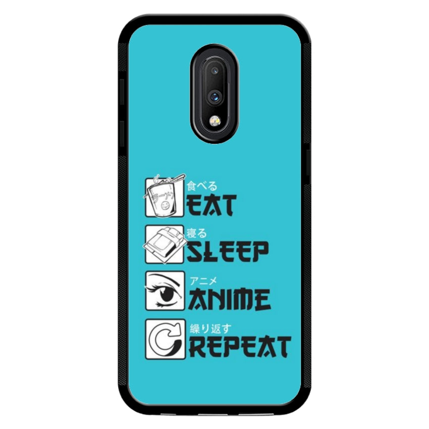 Cover IF15 Eat Sleep Anime Repeat - OnePlus e Nothing Phone customall