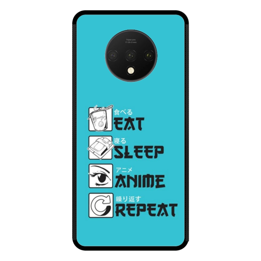 Cover IF15 Eat Sleep Anime Repeat - OnePlus e Nothing Phone customall