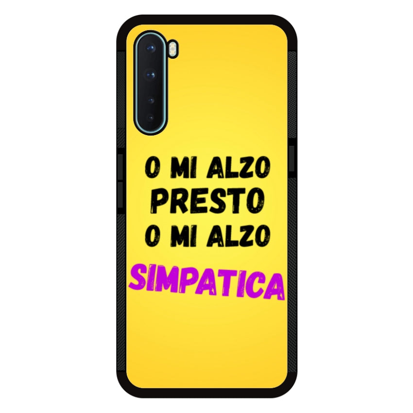 Cover o mi alzo presto o mi alzo simpatica - OnePlus e Nothing Phone customall