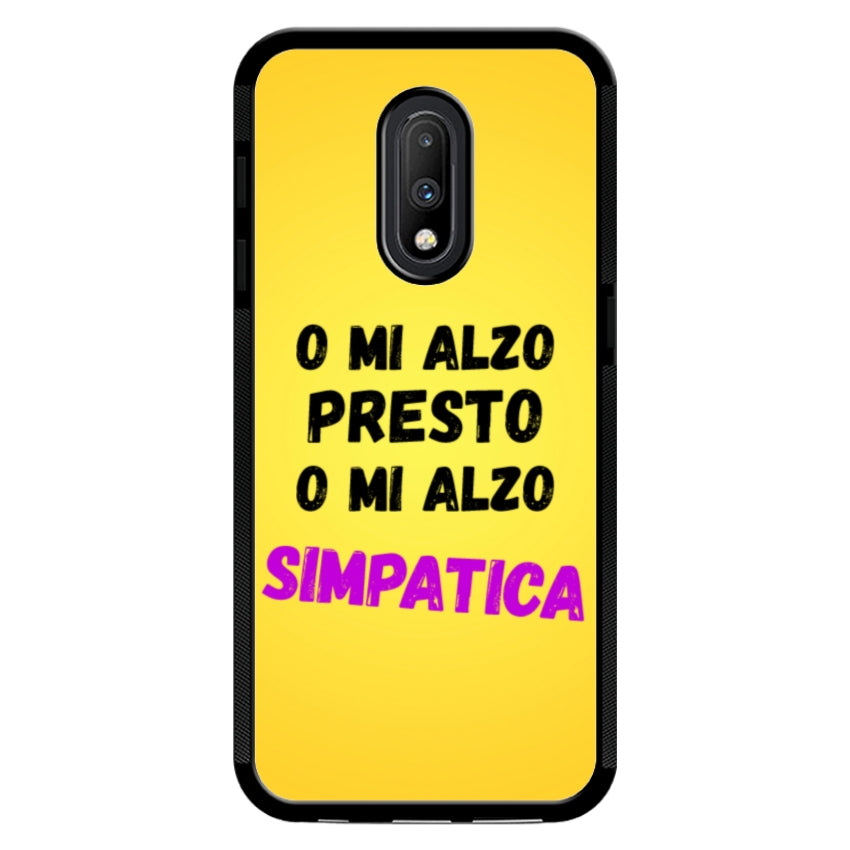 Cover o mi alzo presto o mi alzo simpatica - OnePlus e Nothing Phone customall