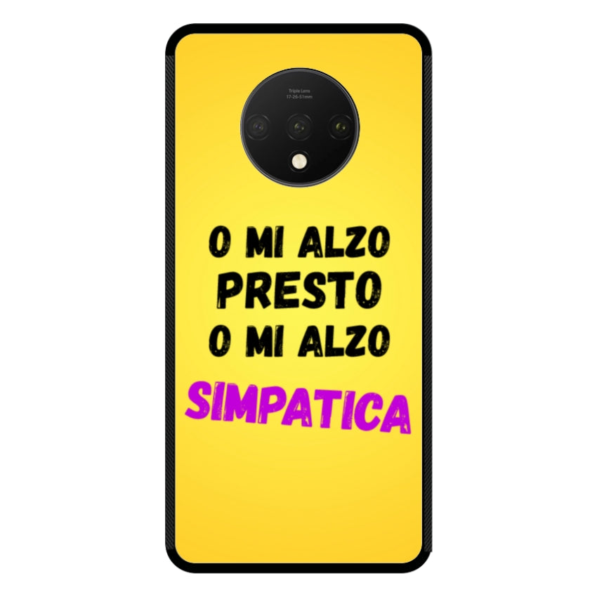 Cover o mi alzo presto o mi alzo simpatica - OnePlus e Nothing Phone customall