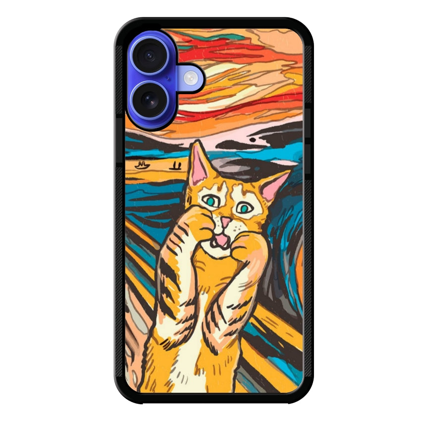 Cover IF49 Munch Cat - Apple customall