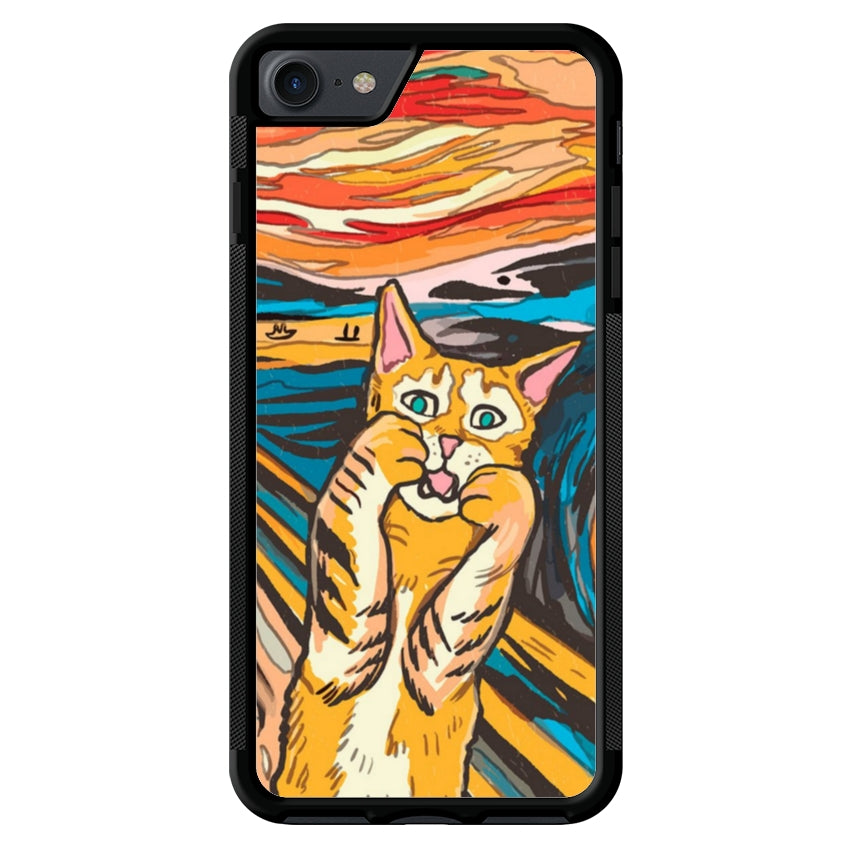 Cover IF49 Munch Cat - Apple customall