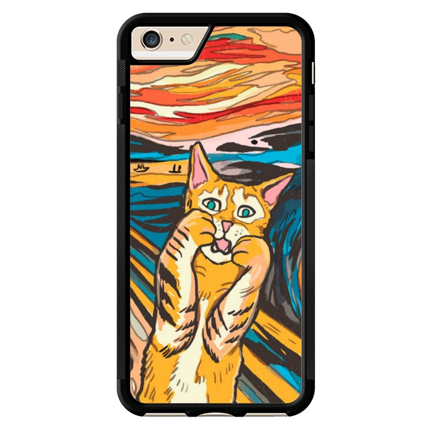 Cover IF49 Munch Cat - Apple customall