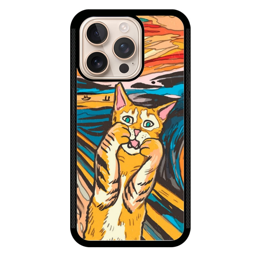 Cover IF49 Munch Cat - Apple customall