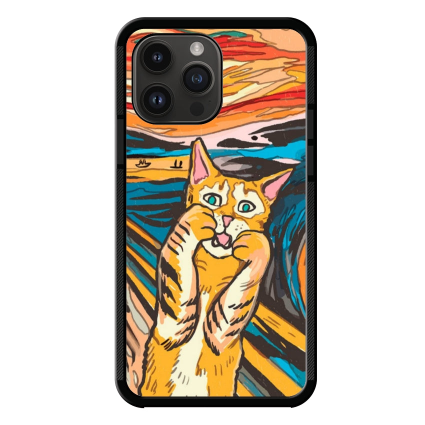 Cover IF49 Munch Cat - Apple customall