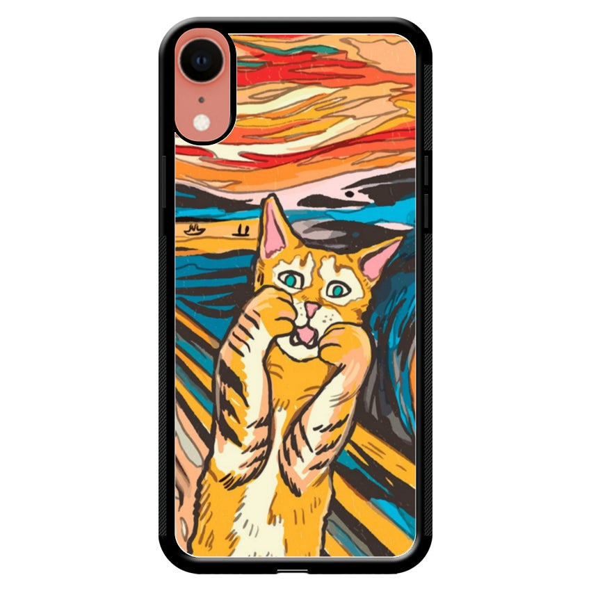 Cover IF49 Munch Cat - Apple customall