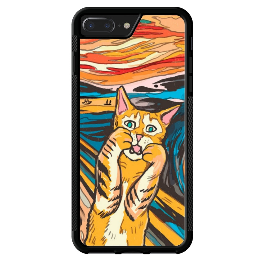 Cover IF49 Munch Cat - Apple customall