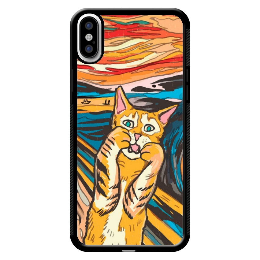 Cover IF49 Munch Cat - Apple customall
