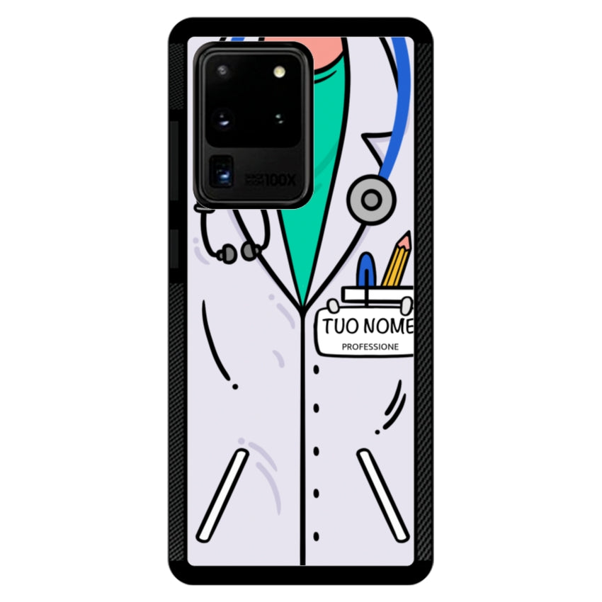 Cover Con Nome Divisa Dottore - Samsung