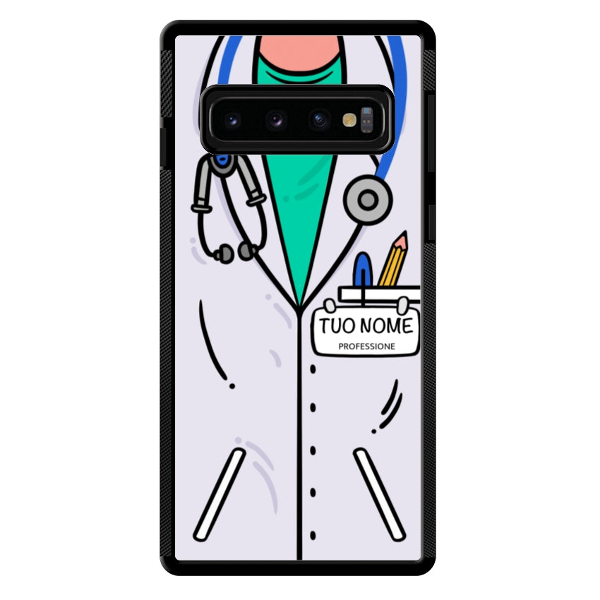Cover Con Nome Divisa Dottore - Samsung
