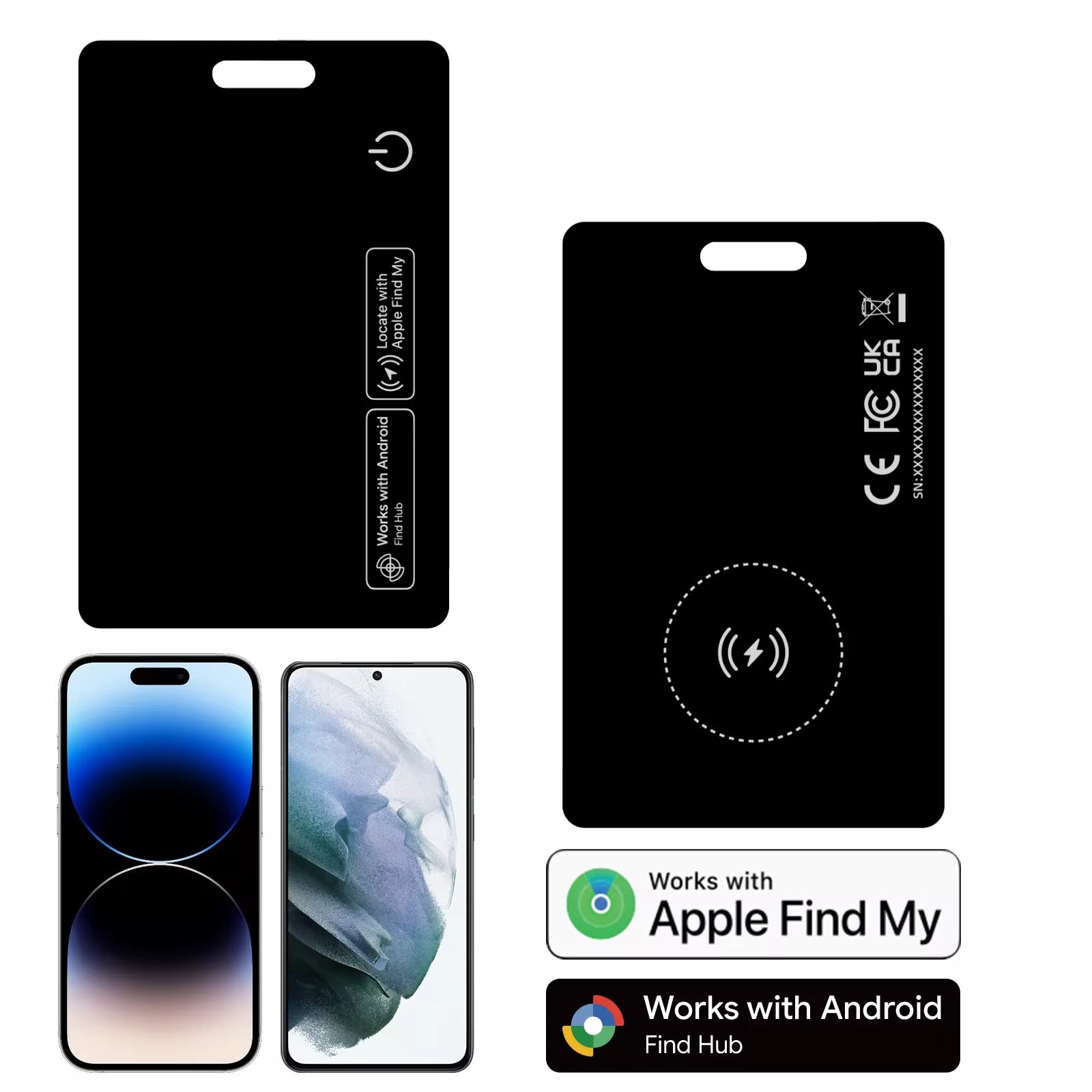 Ultra Slim Air Tag Card Imafan Cover