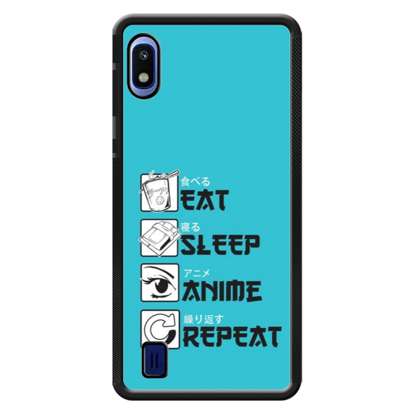 Cover IF15 Eat Sleep Anime Repeat - Samsung