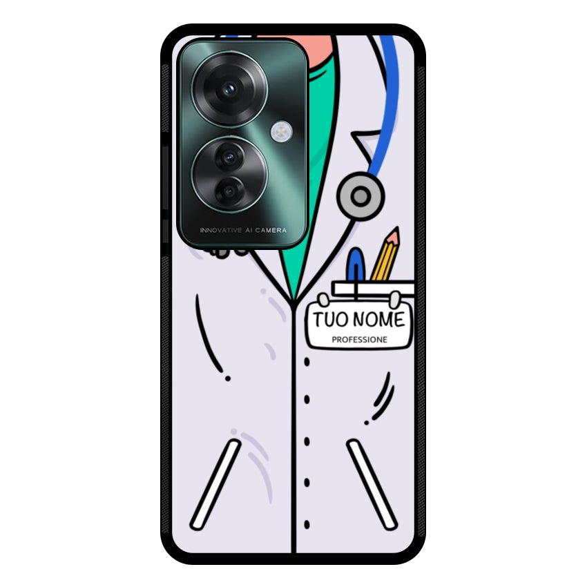 Cover Con Nome Divisa Dottore - Oppo