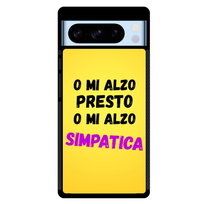 Cover o mi alzo presto o mi alzo simpatica  - Google Pixel