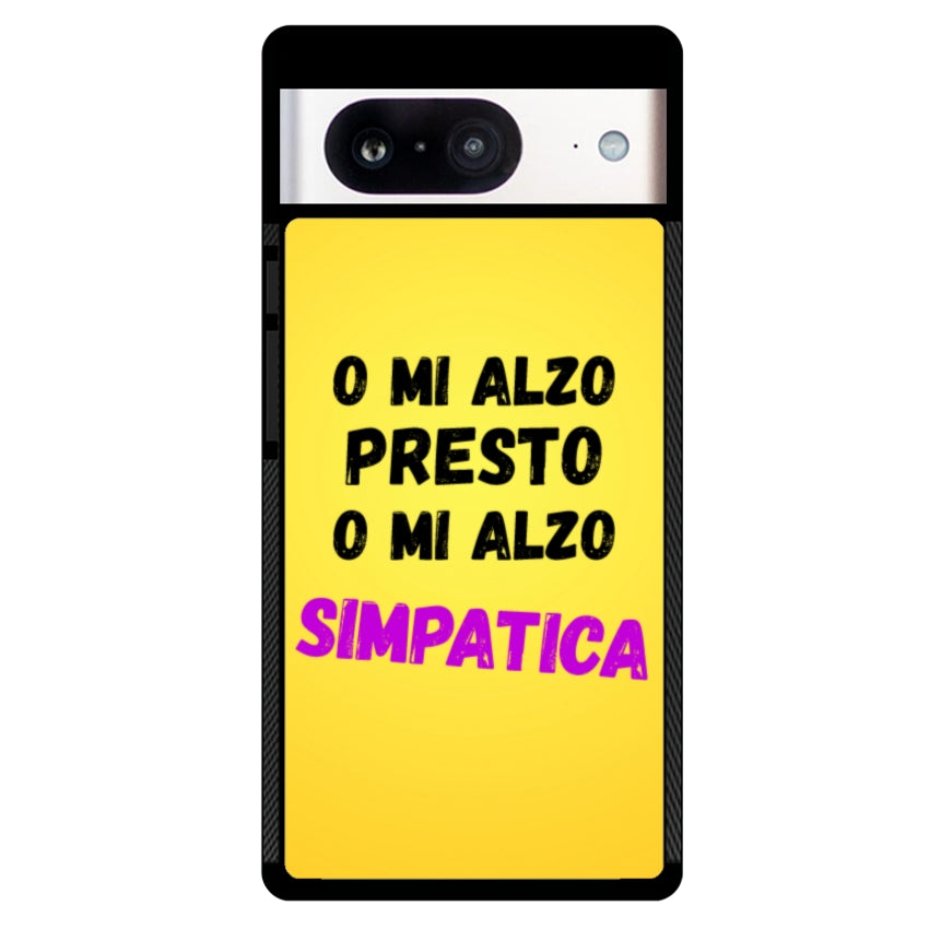 Cover o mi alzo presto o mi alzo simpatica  - Google Pixel