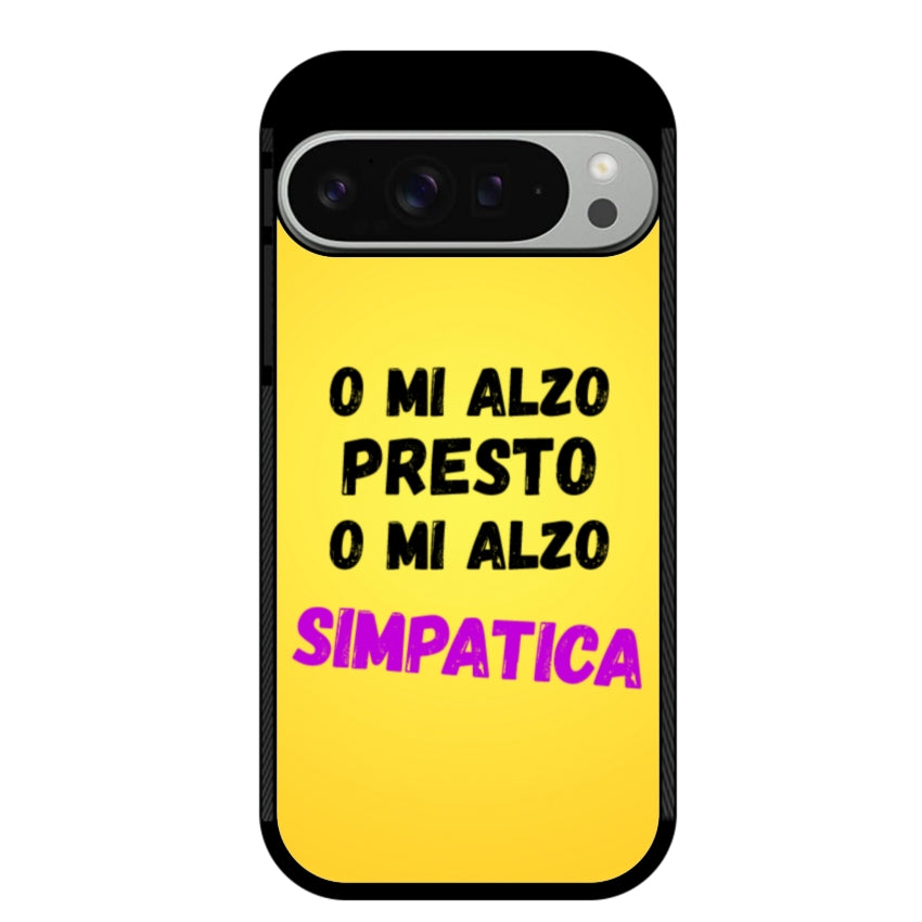 Cover o mi alzo presto o mi alzo simpatica  - Google Pixel