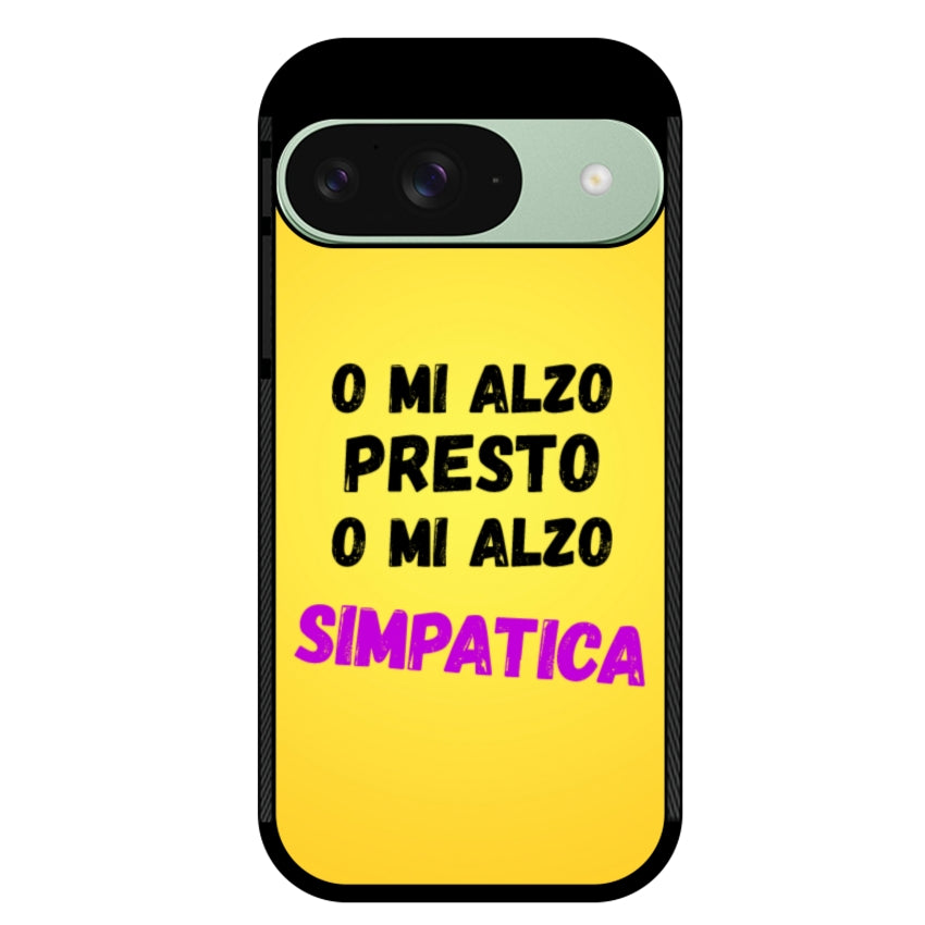 Cover o mi alzo presto o mi alzo simpatica  - Google Pixel