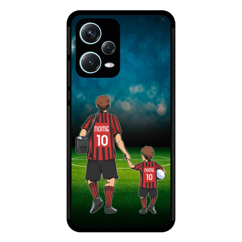 Cover Calcio Papà e Figlio - Xiaomi, Redmi e Poco