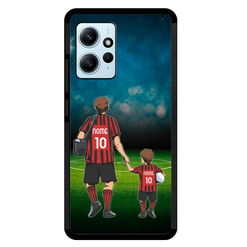 Cover Calcio Papà e Figlio - Xiaomi, Redmi e Poco