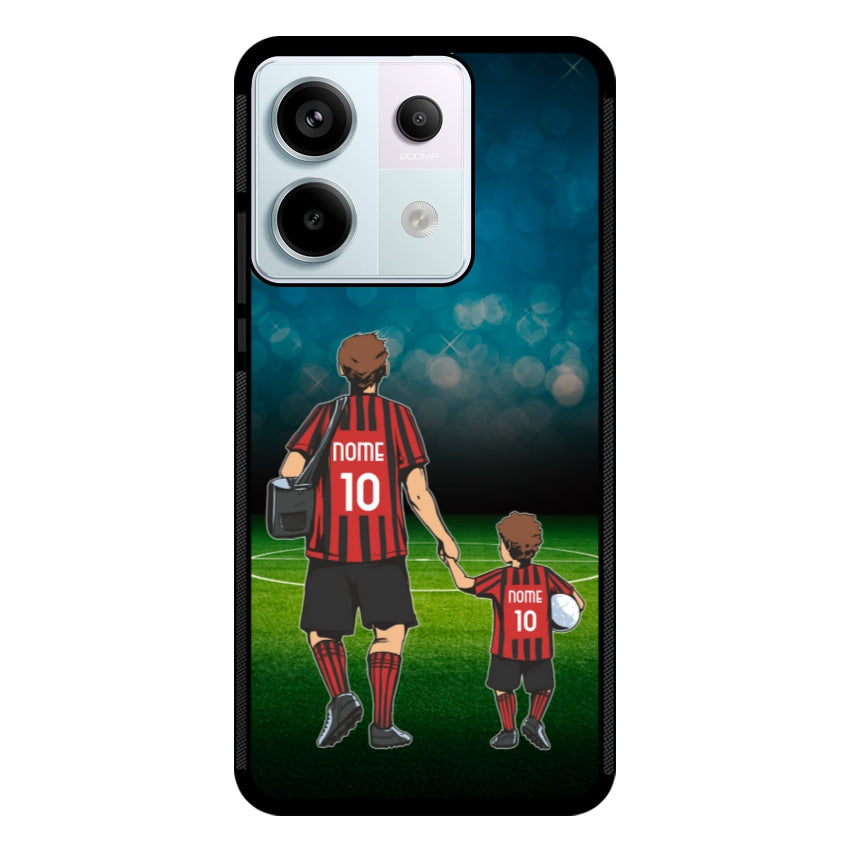 Cover Calcio Papà e Figlio - Xiaomi, Redmi e Poco