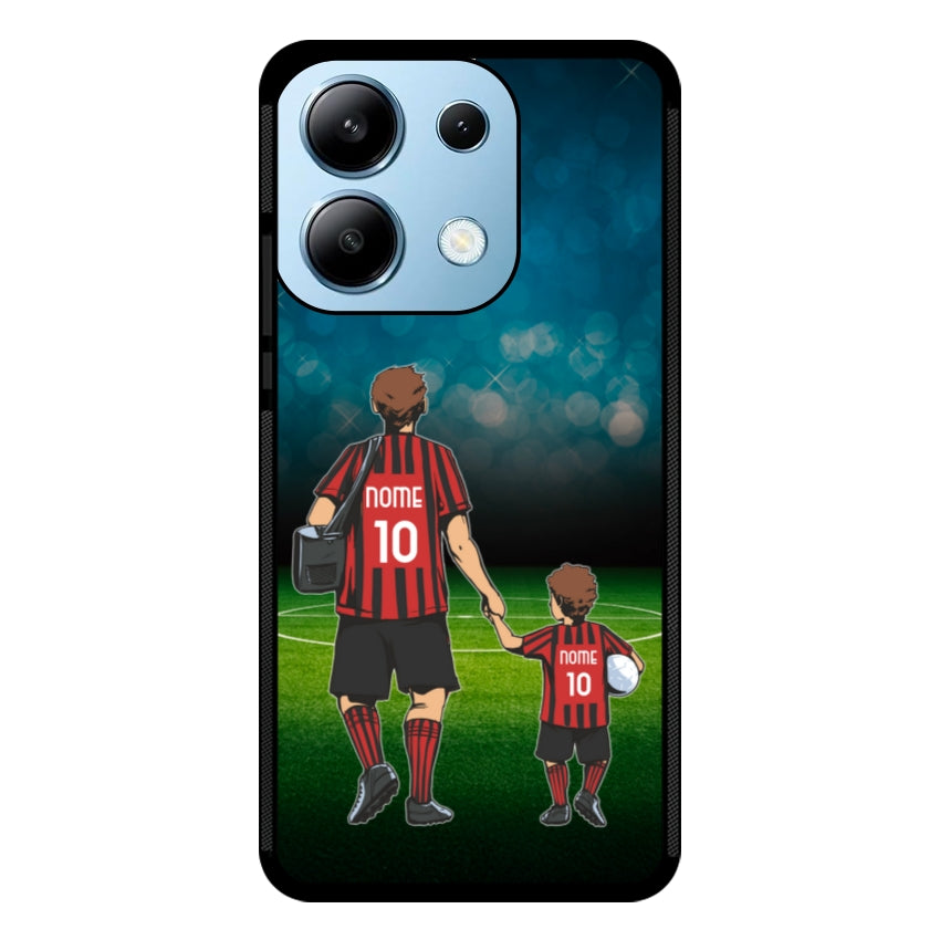 Cover Calcio Papà e Figlio - Xiaomi, Redmi e Poco