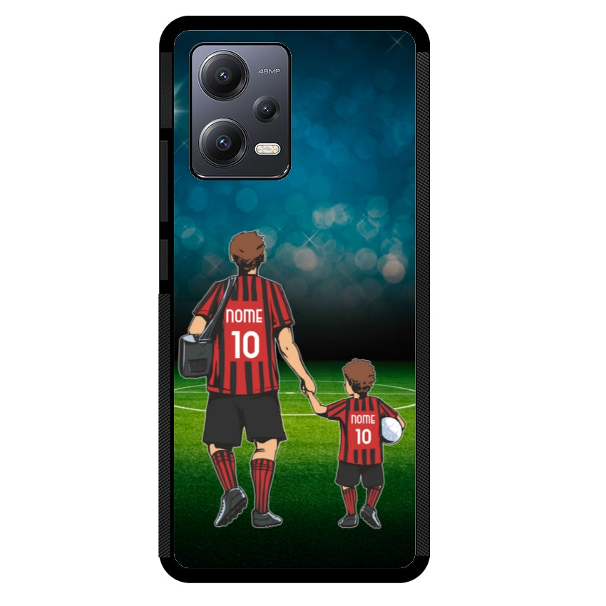 Cover Calcio Papà e Figlio - Xiaomi, Redmi e Poco