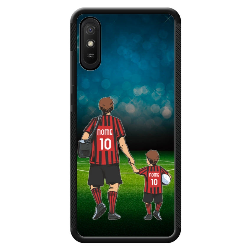 Cover Calcio Papà e Figlio - Xiaomi, Redmi e Poco