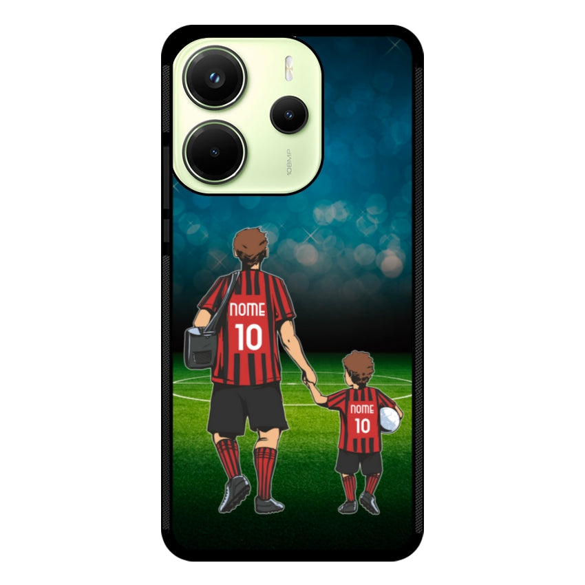 Cover Calcio Papà e Figlio - Xiaomi, Redmi e Poco