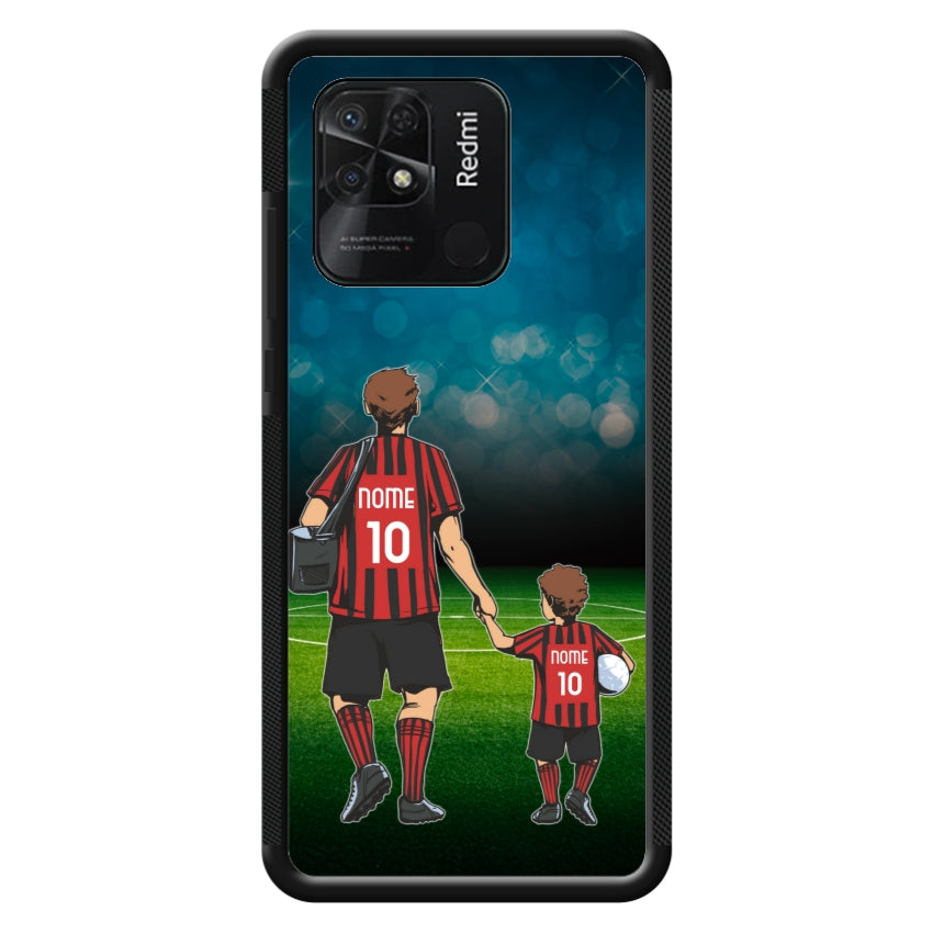 Cover Calcio Papà e Figlio - Xiaomi, Redmi e Poco