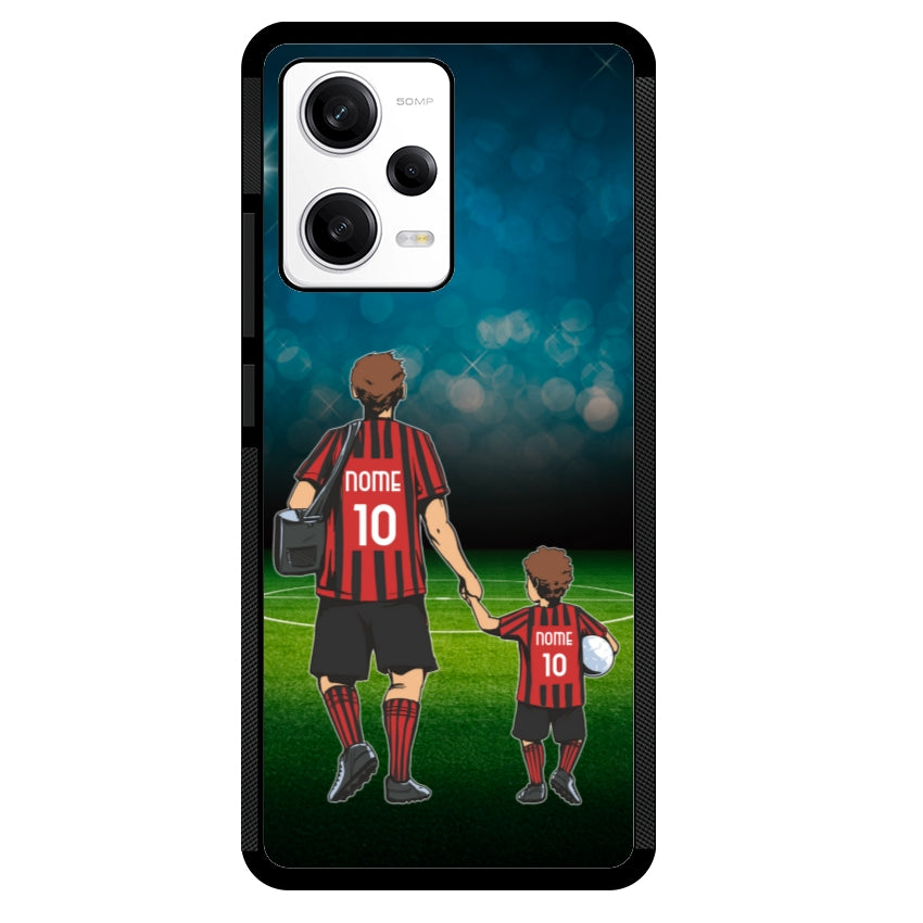 Cover Calcio Papà e Figlio - Xiaomi, Redmi e Poco