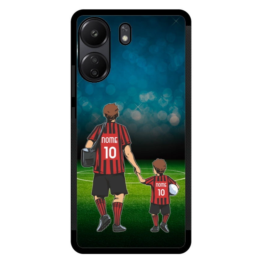 Cover Calcio Papà e Figlio - Xiaomi, Redmi e Poco