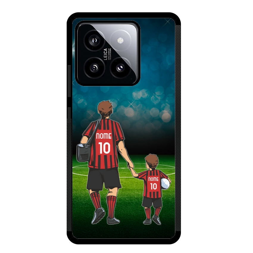Cover Calcio Papà e Figlio - Xiaomi, Redmi e Poco