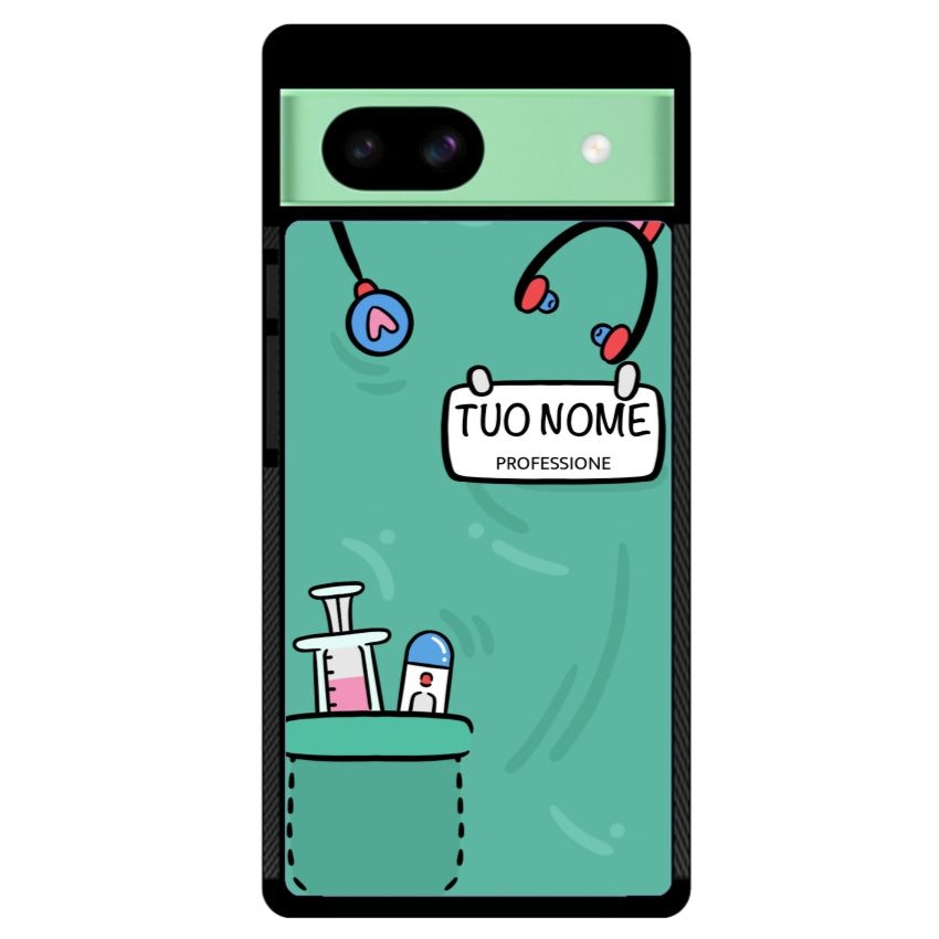 Cover con Divisa Sanitaria Personalizzata - Google Pixel